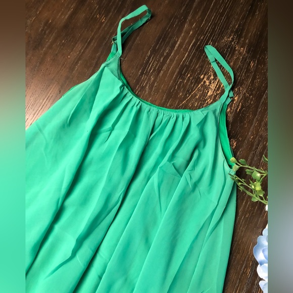 Mini Green Dress - Picture 4 of 5